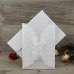 Invitation Card Glitter Clear Plastic Cover Wedding Card with Silk Bow